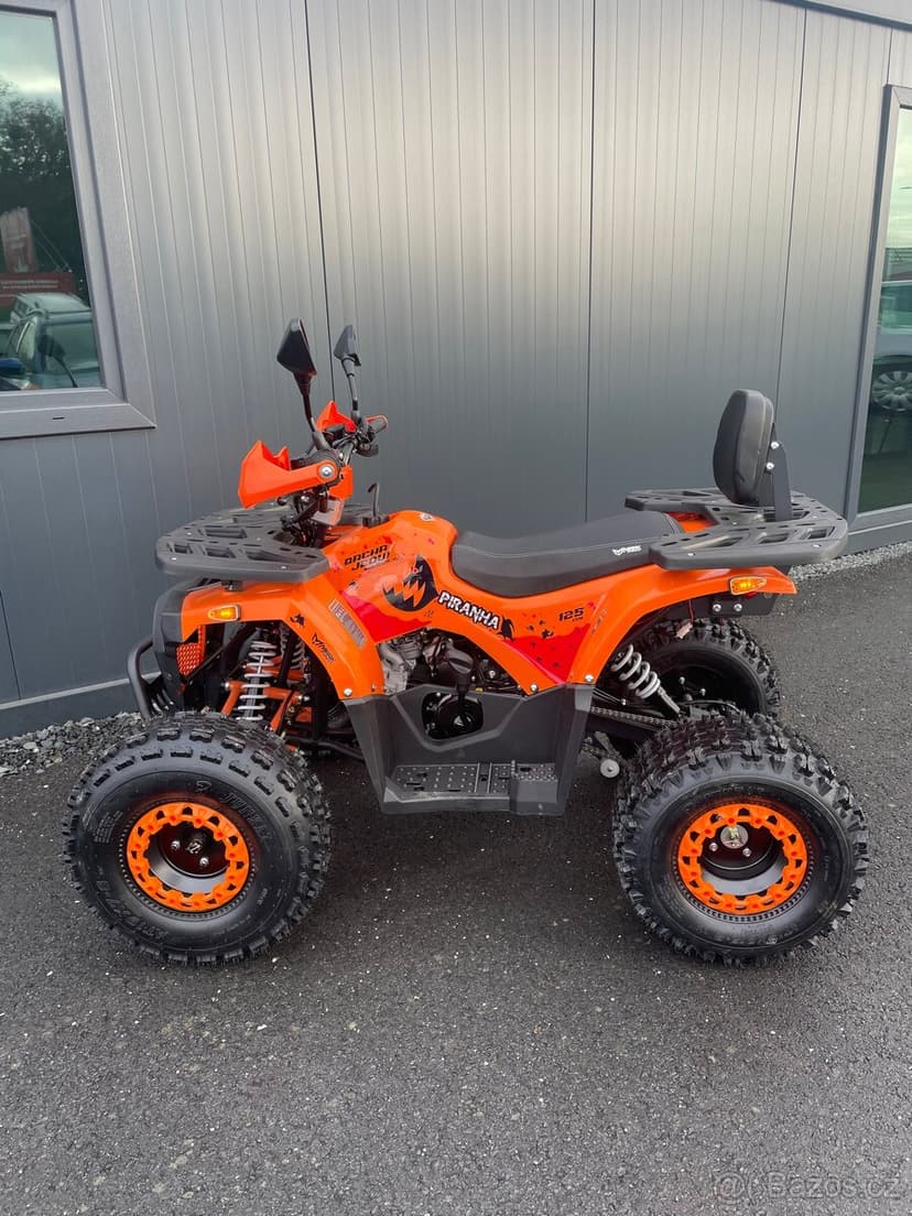 Dětská čtyřkolka Piranha Veyron 125cc 1G8 oranžová