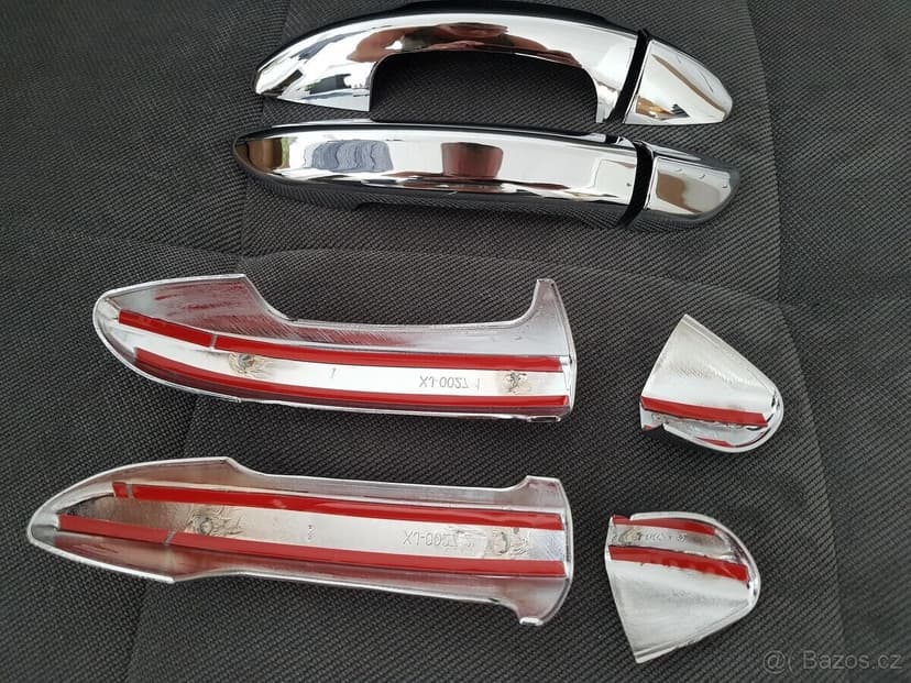 Chromove kryty klik - krytky na kliky z chromu