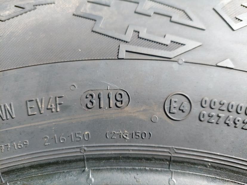 205 R 16 C  continental M+S zimní