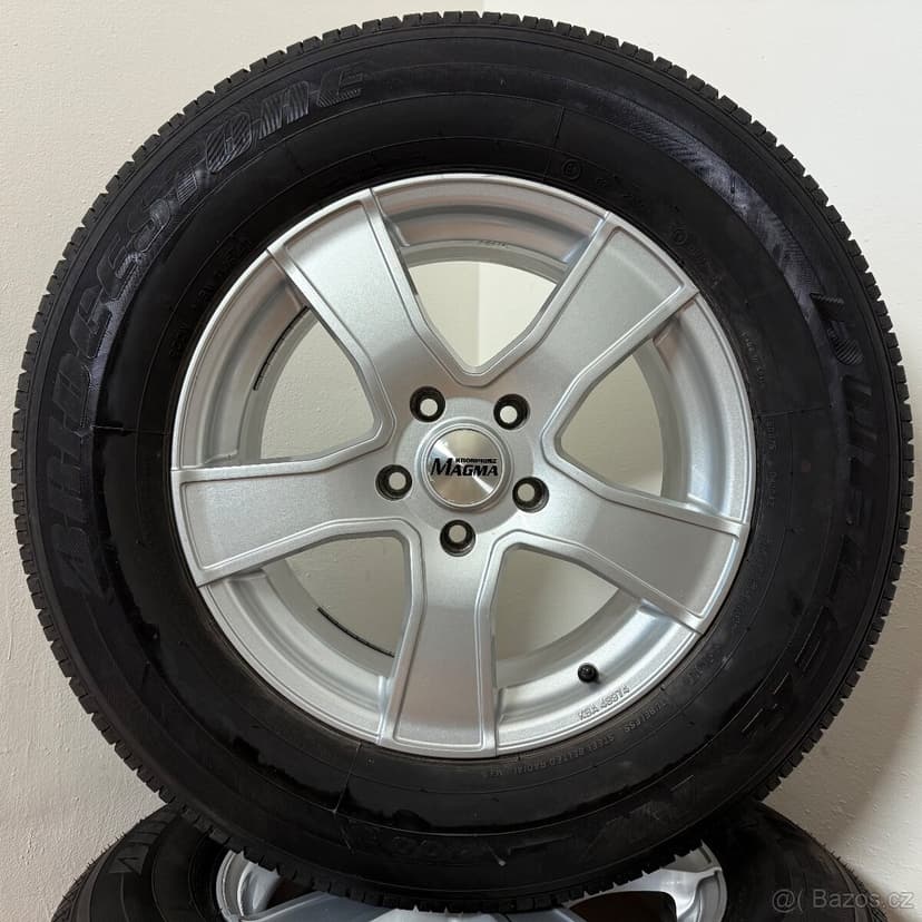 VW AMAROK 5x120 R17 ET50+LETNÍ 255/65R17 8/6,5mm