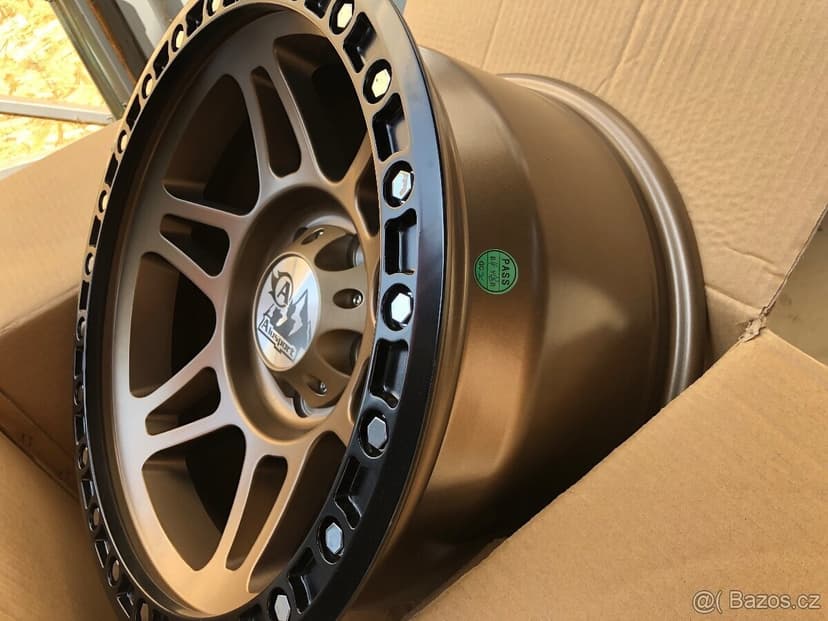 Alu kola 17” vhodné na Jeep Wrangler STAR BRONZE