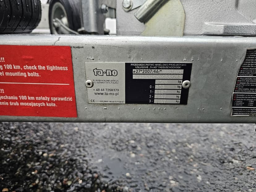 AUTOPŘEPRAVNÍK TA-NO SCORPIO 35.60 PREMIUM 3500kg 6000x2100