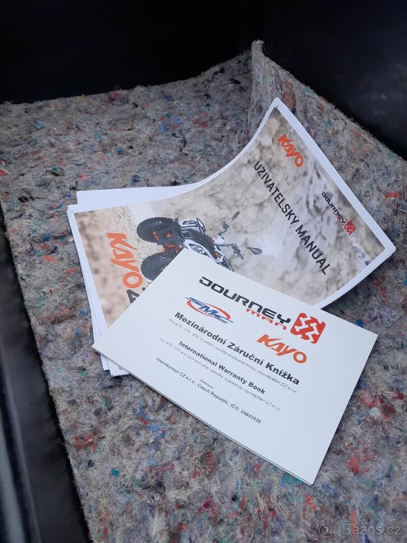 Čtyřkolka Kayo 200-ČR,1.majitel