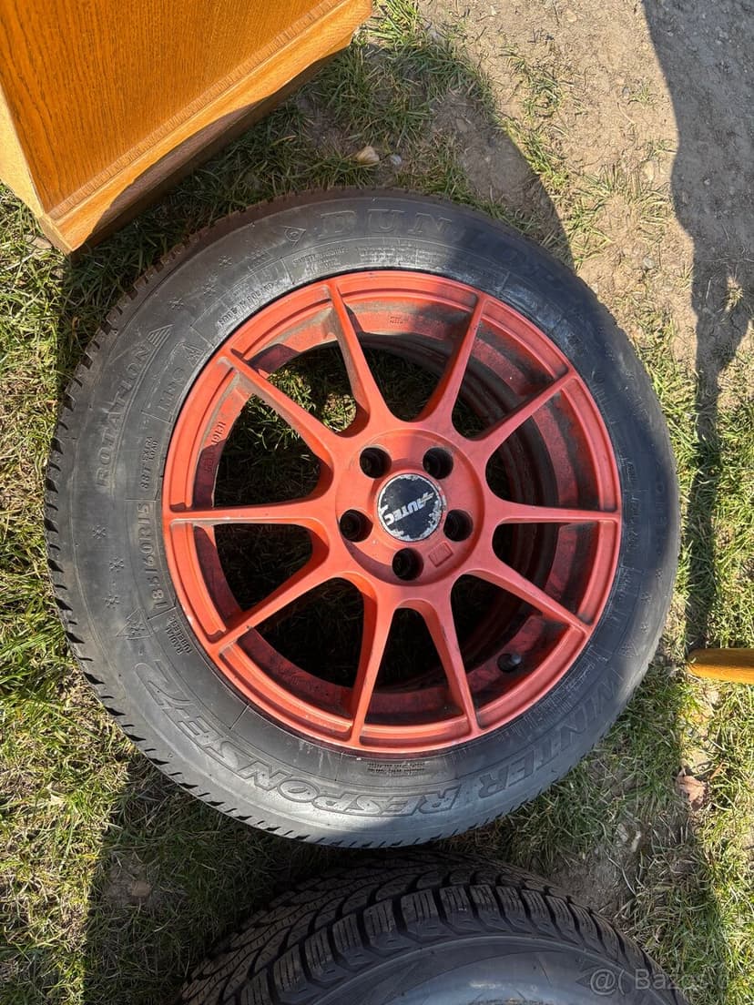 ALU kola R15 + zimní pneu