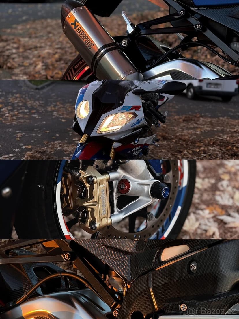 BMW S1000RR 2011 – Akrapovič, karbon, top stav