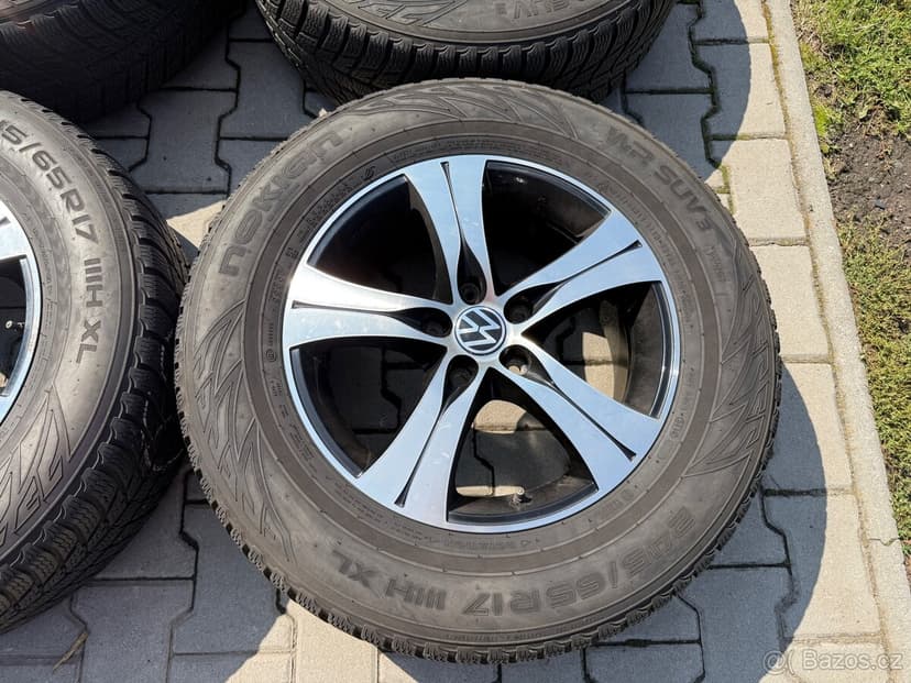 4x al kola 5x120 17 + pneu zimní 245/65 R17