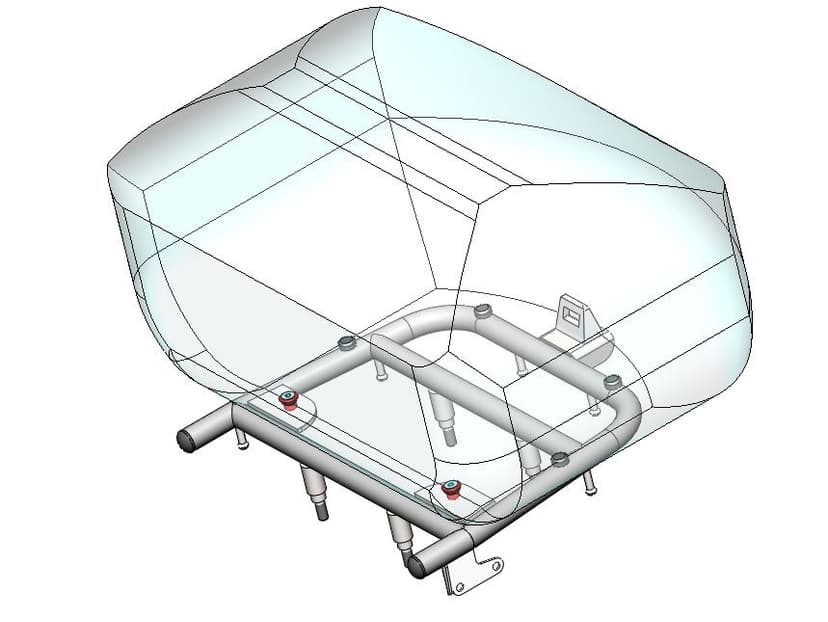 Honda XRV 650 Africa Twin - Zadný nosič s montážou GIVI