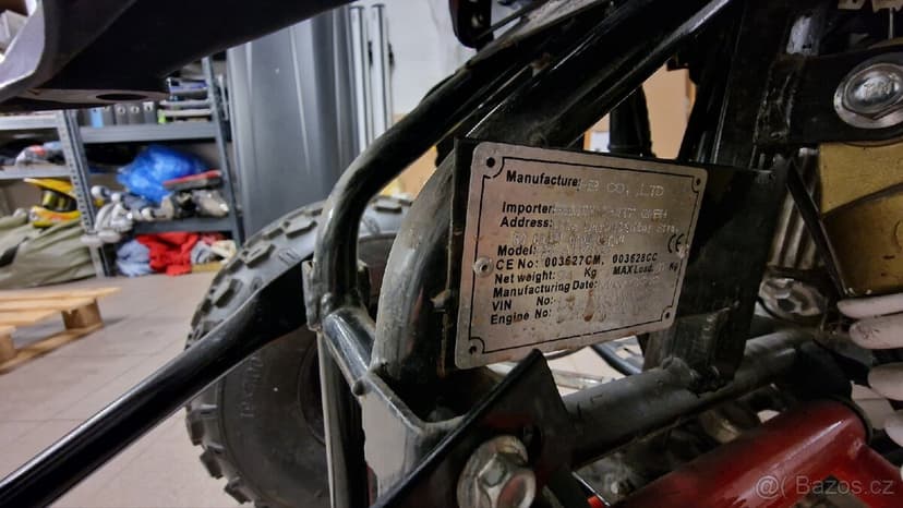 Dětská čtyřkolka 125ccm komplet servis