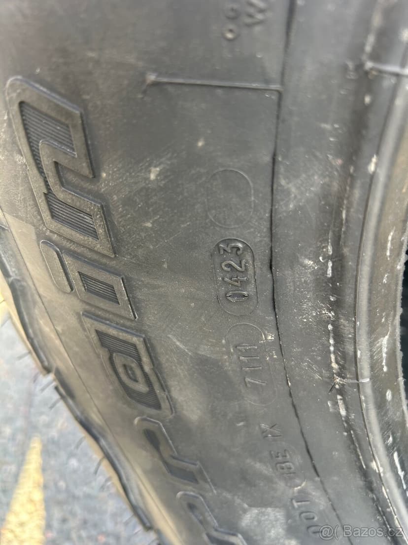 Terénní BF Goodrich AT all terrain 255/75 r17 Jeep Wrangler