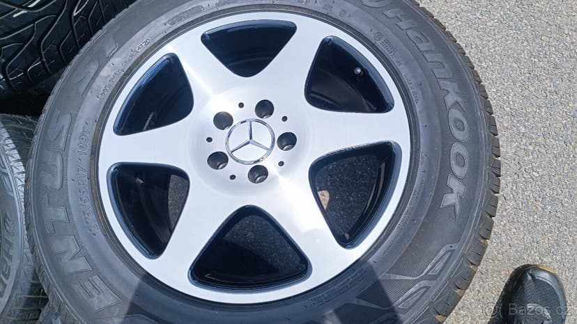 ALkola Mercedes-Benz w163 R17 po renovaci s gumami