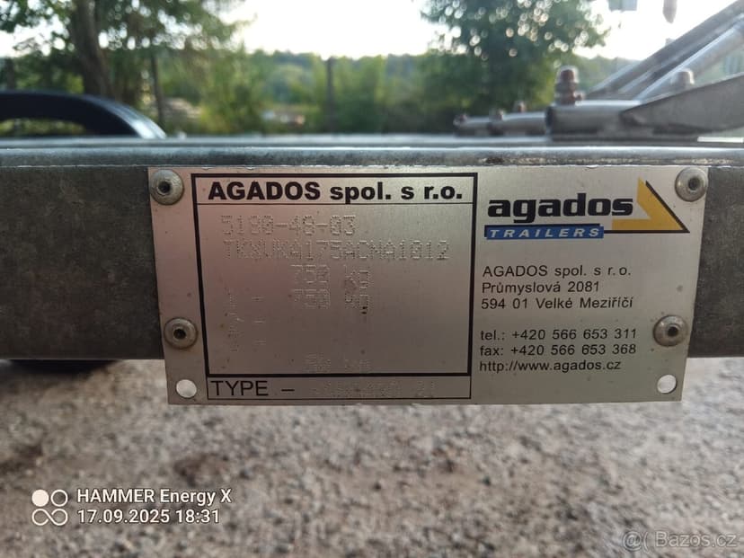 Prodám vozík na 3 motorky