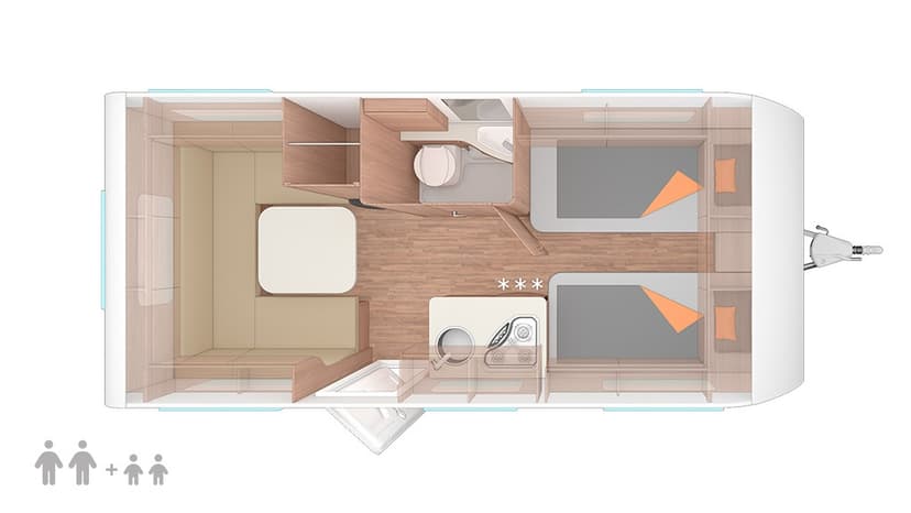 Weinsberg CaraOne 480 EU Klíma, mover, kemping set