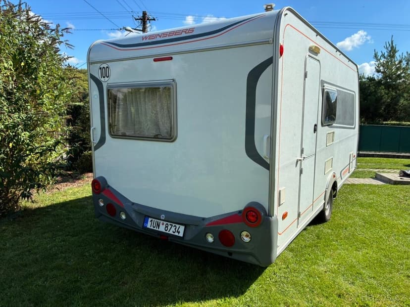 Karavan Weinsberg + mover,předstan