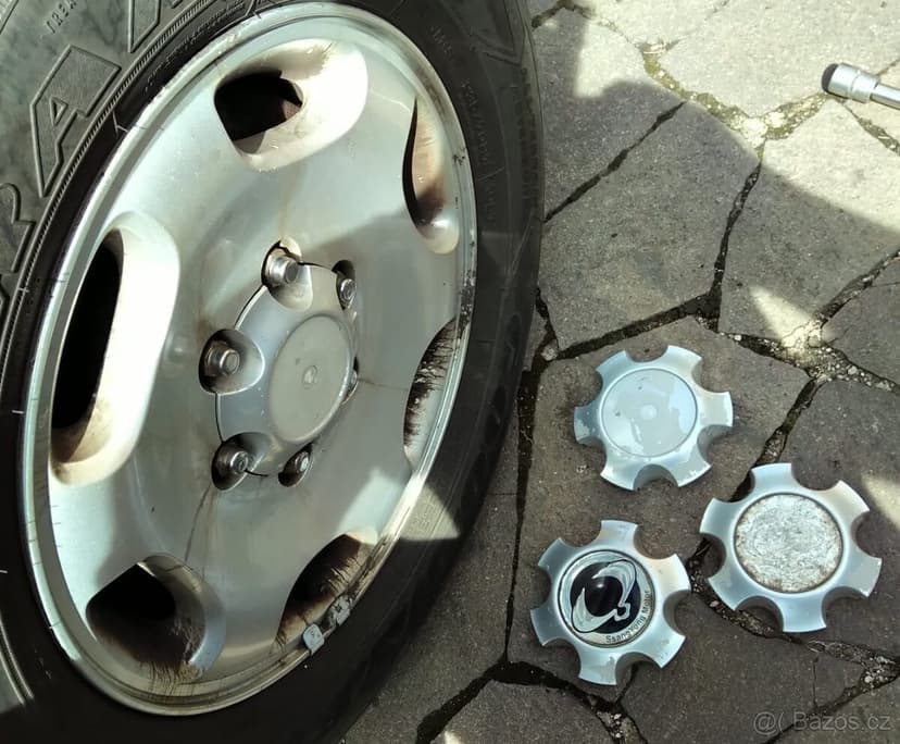 Rexton lano ručky, naviják rezervy a tyč, dorazy, krytky kol