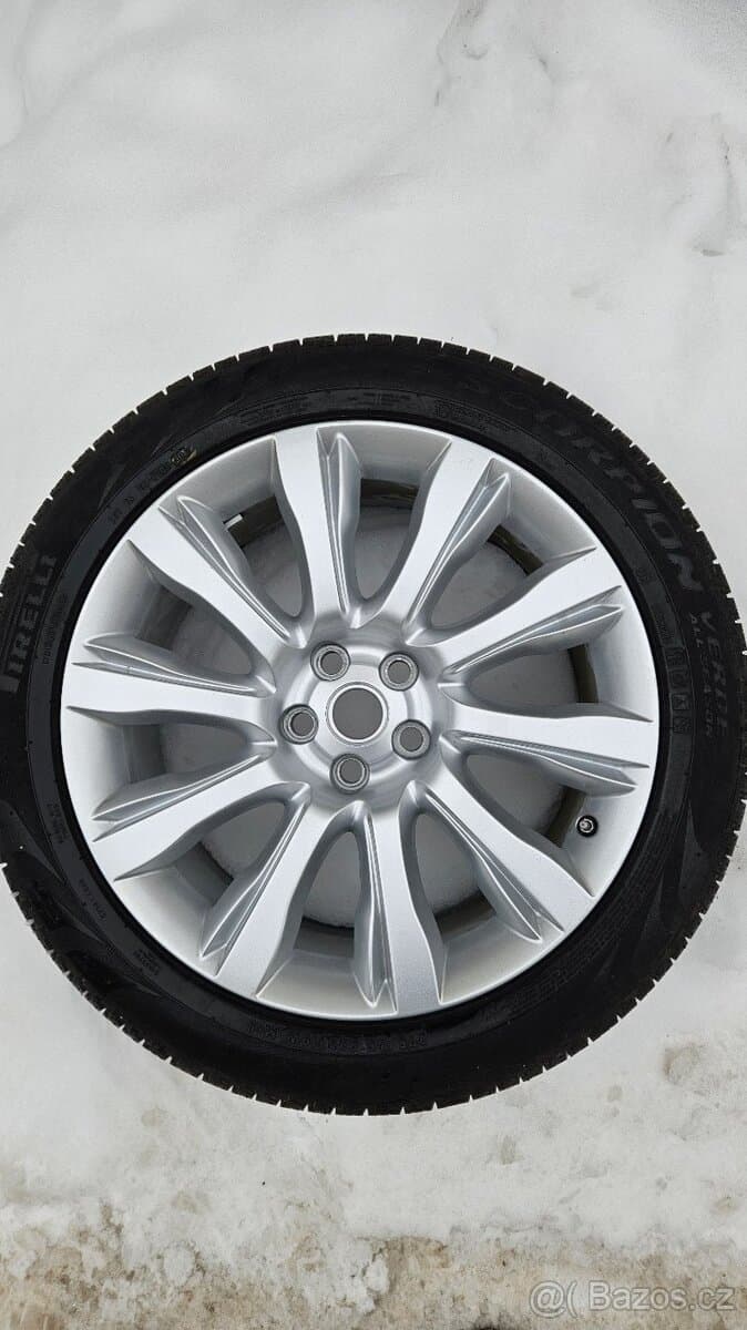 TOP ALU kola Land Rover 21" – 5×120, Pirelli 98 %