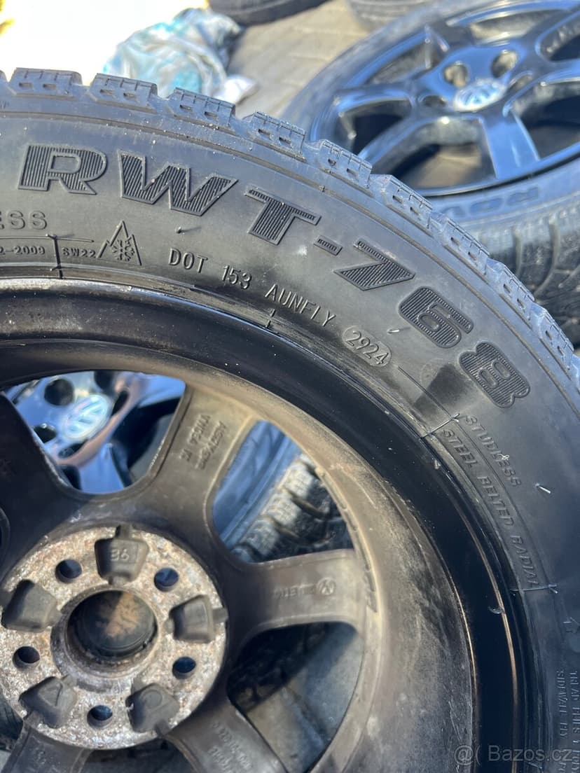 Alu kola 5x100 R15 (zimní pneu )