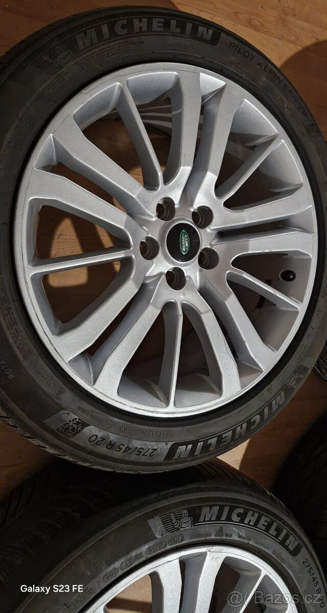 Predám alu. disky Land Rover 5x120 R20