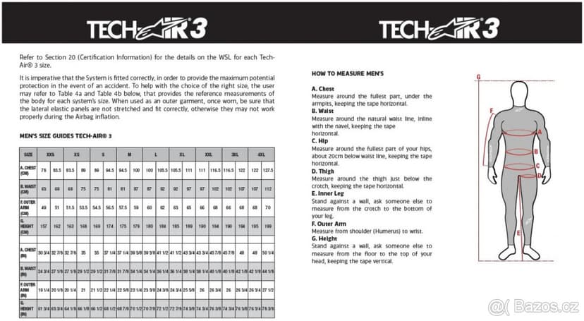 ALPINESTARS airbagová vesta TECH-AIR 3 žlutá