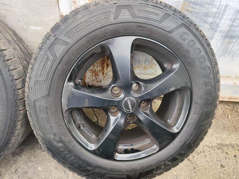 16"celoroční alu sada Borbet 5x120 VW T6 T6.1 T5 Multivan