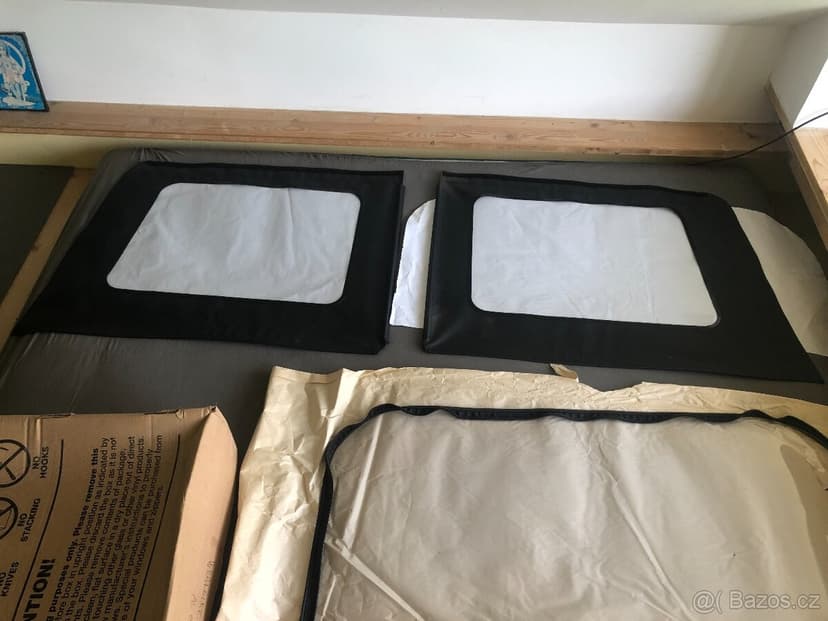 Jeep wrangler JK, zadní okna sada soft top.