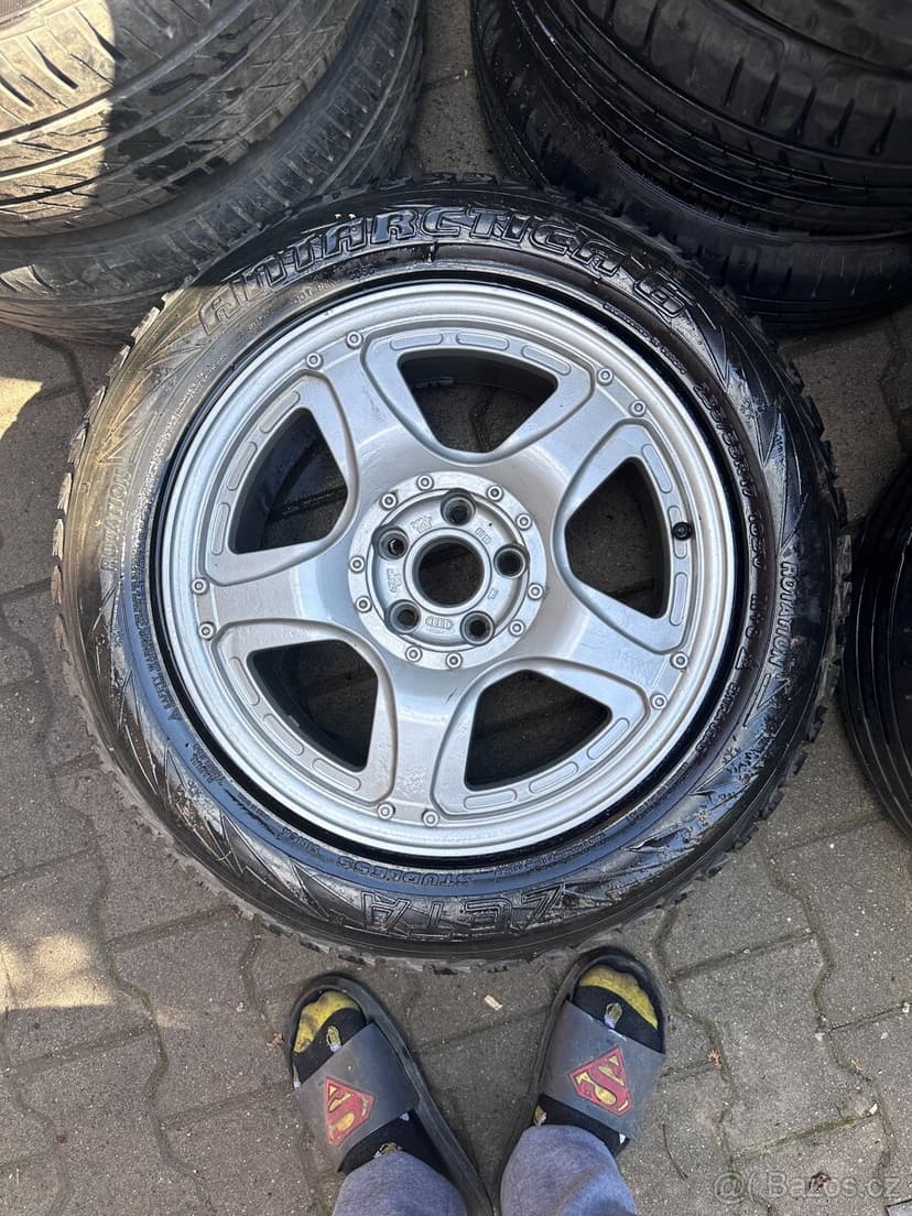 Zimní sada RARITNÍCH alu kol Audi Allroad C5 R17 - NOVÉ PNEU