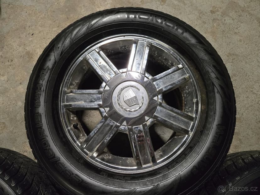 Hliníkova kola 6x139.7 + zimni pneu 265/60r18