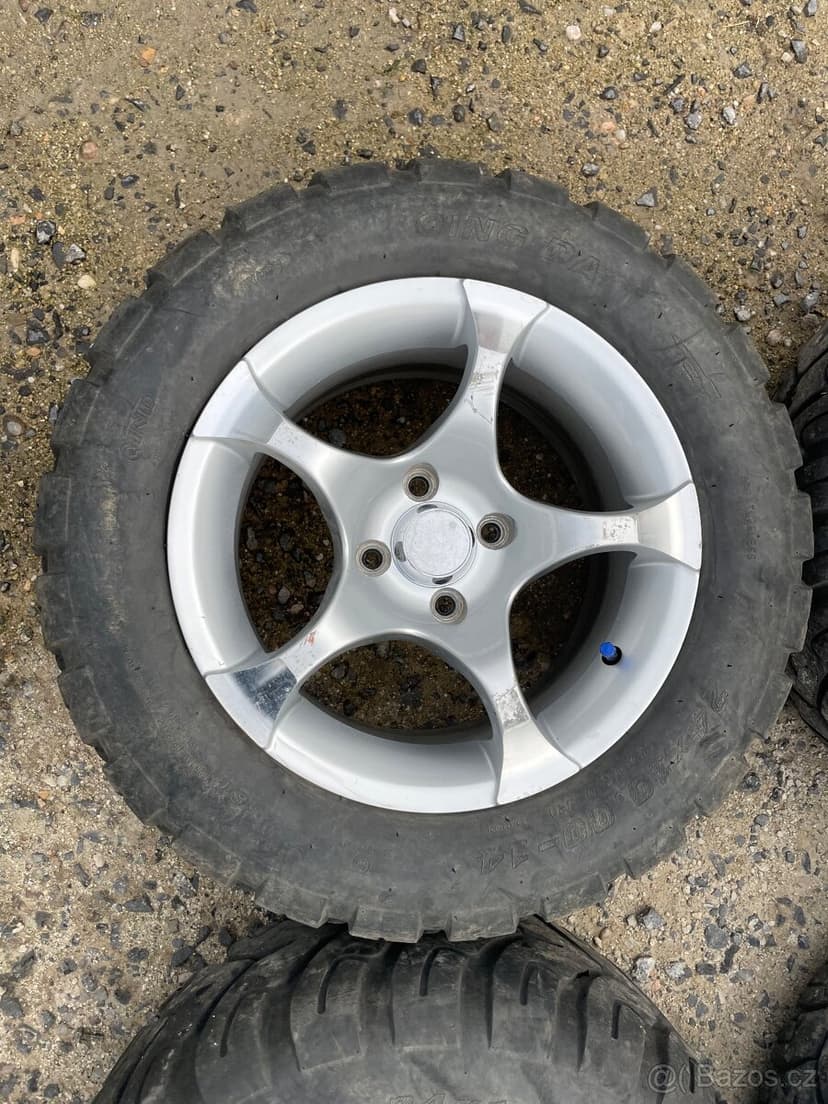 Alukola na čtyřkolku 14” rozteč 4x100