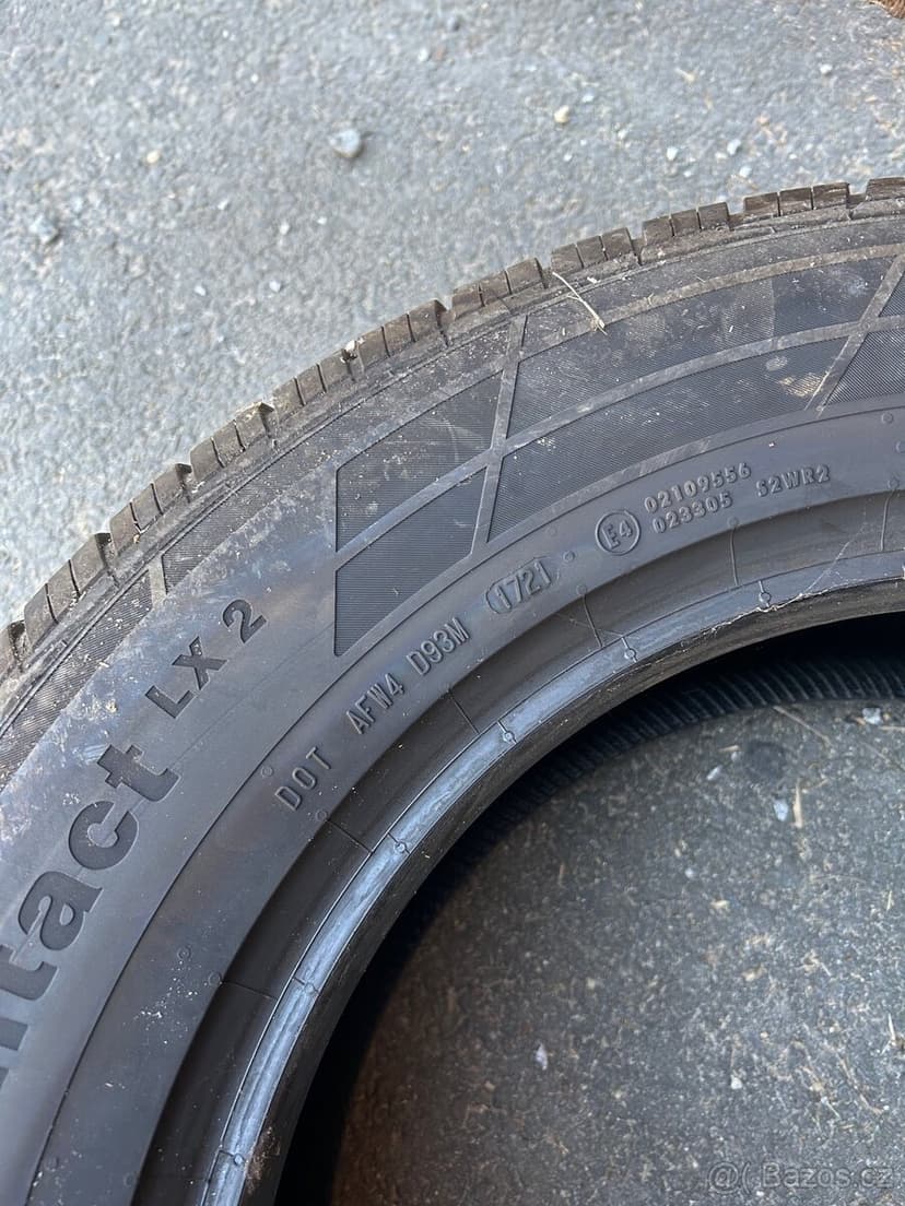 Sada letních pneumatik Continental 255/60 R18 (8,5mm)
