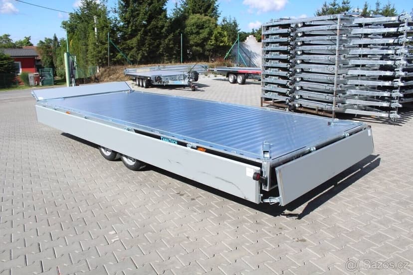 Přívěs MARTZ GT 500 3500kg valník, alu podlaha, ná