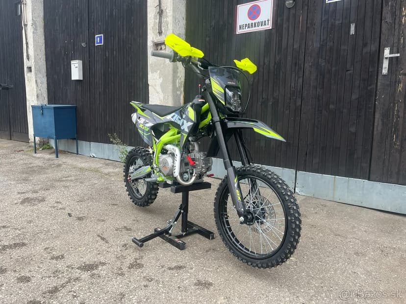Pitbike asix xb47 125cm3 17/14 el starter 2 roky Z