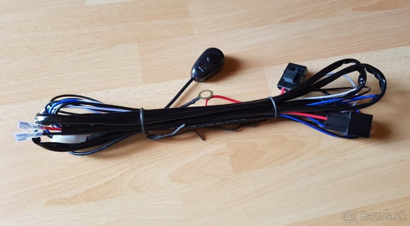 Kabeláž na led rampy - svetla