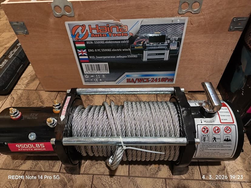 Navijak 12v, 9500lbs