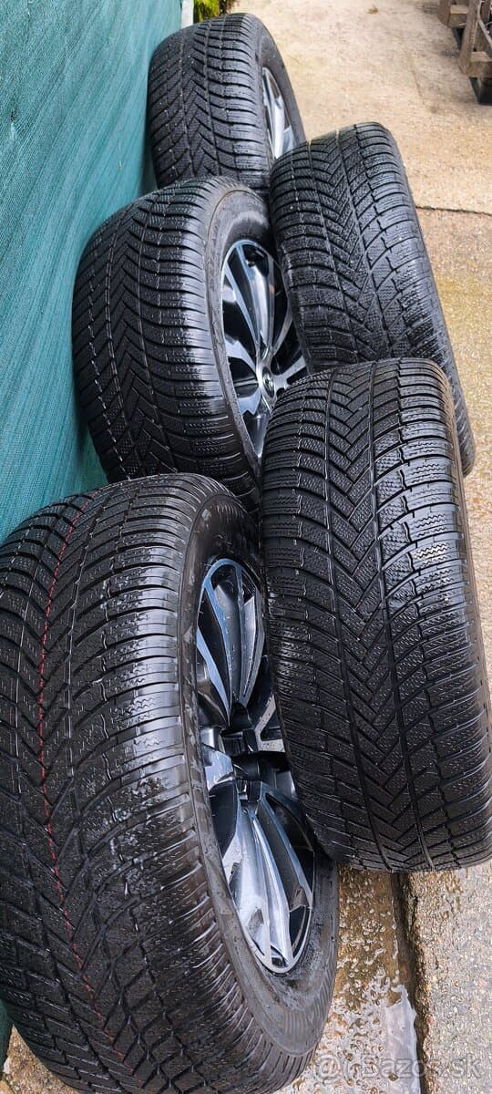 5 x Orig. Alu kolesa Toyota Land Cruiser, Hilux s pneu