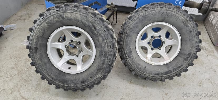 Disky 139.7x6 r15 + pneu 31"