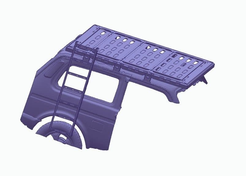 Offroad - Lada Niva Expediční zahrádka CAD/DXF/STL