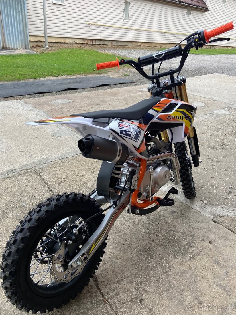 Nový - PITBIKE APAQ XB-27 125ccm – poloautomat 14/12 e-start