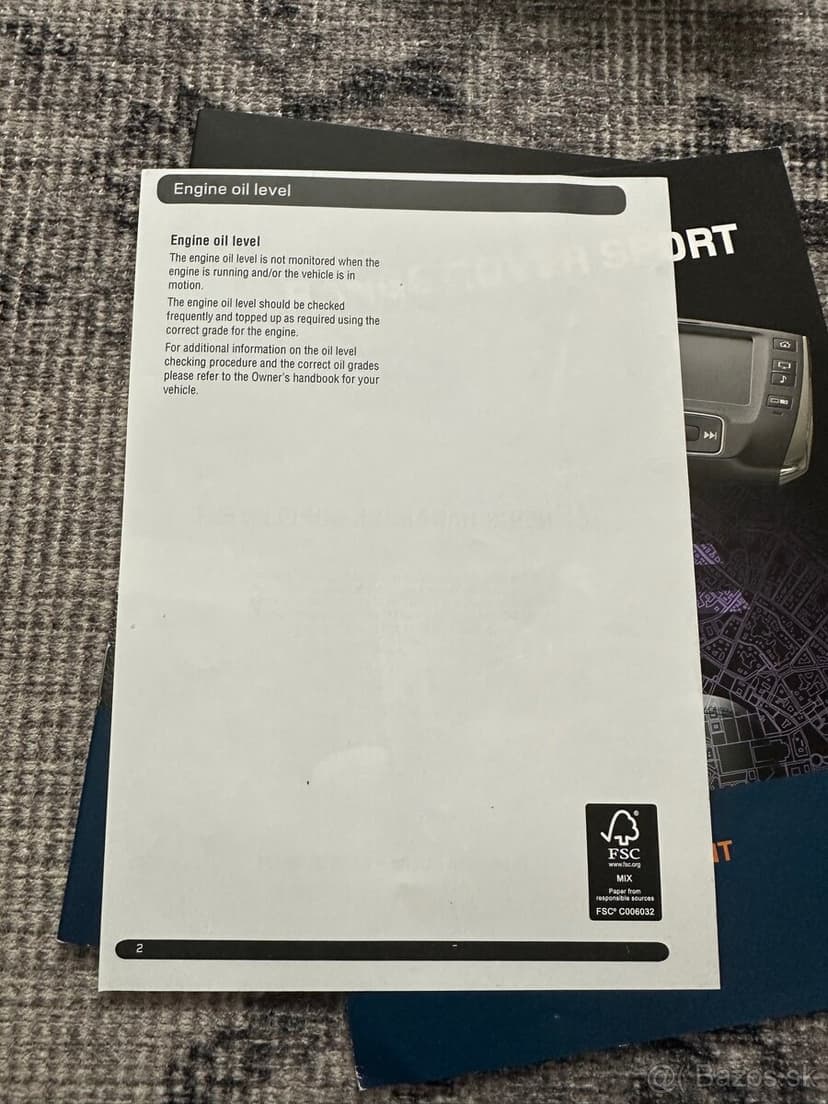 Príručka Range Rover Sport L320