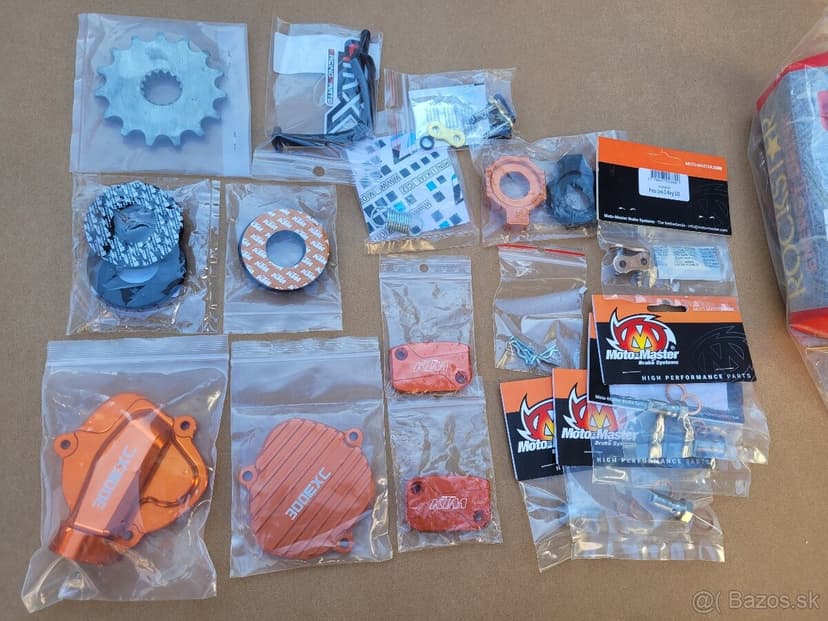 Diely - dekle prívery chranic TPI zátky vyfukov KTM EXC SX