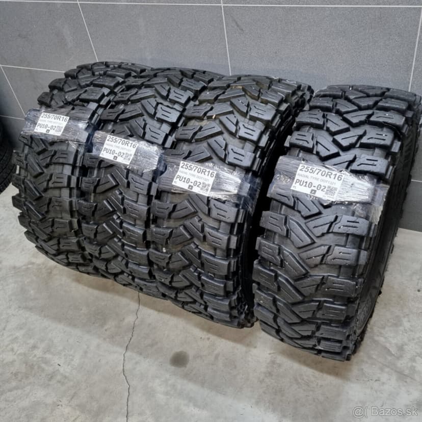 Letné offroad pneumatiky 255/70R16 RADIAL