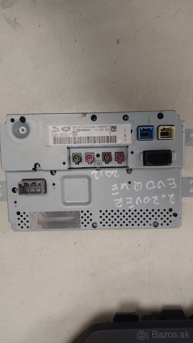 Navigácia display Range Rover Evoque