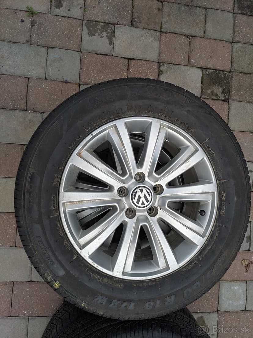 255/60 R18 5x120 M+S Amarok