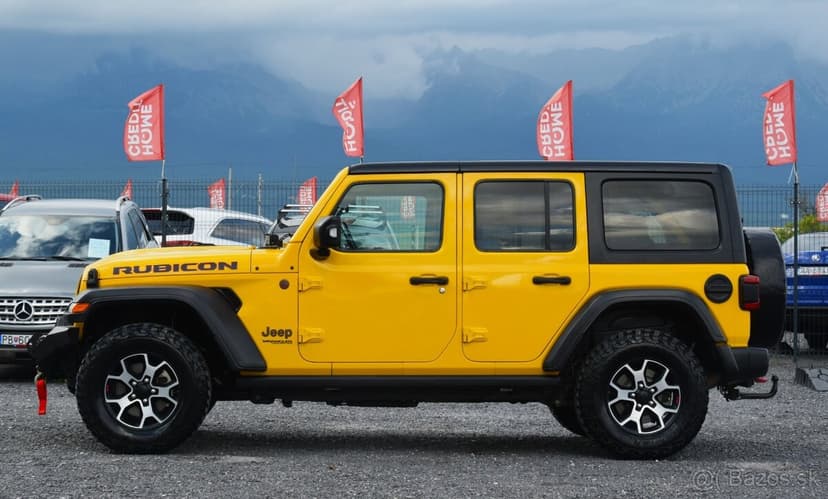 Jeep Wrangler 2.0T 200 kw Rubicon - odpočet DPH