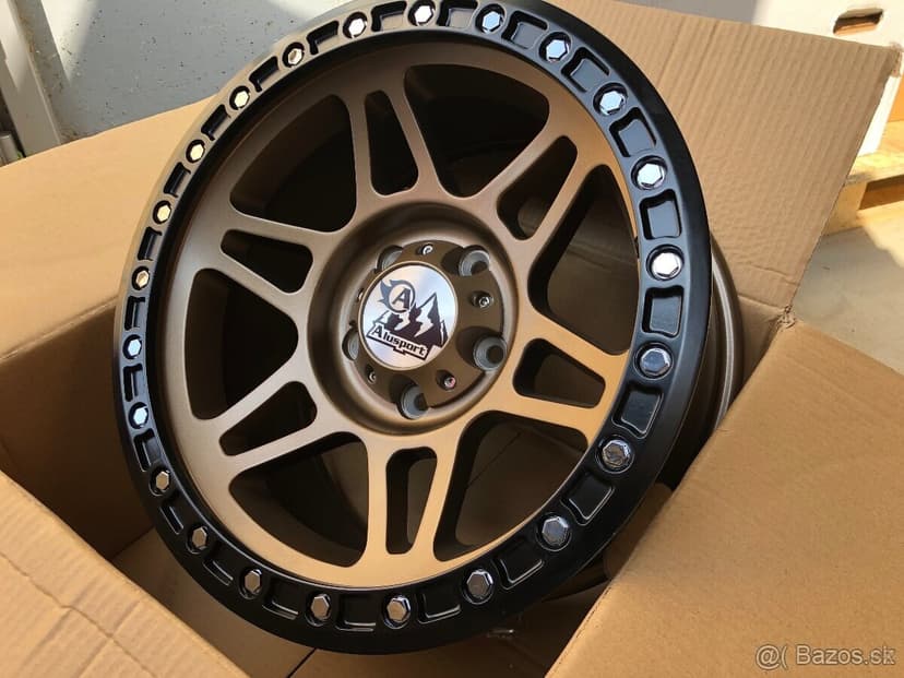 Alu kola 17” vhodné na Jeep Wrangler STAR BRONZE