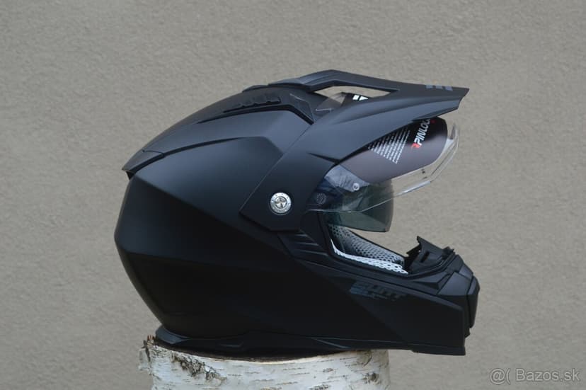 Predám SHOT mat. čierna helma prilba sx atv enduro