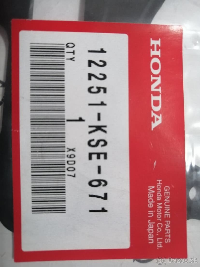 Predám orig. Honda CRF 150 R /RB tesnenie pod hlavu a valec