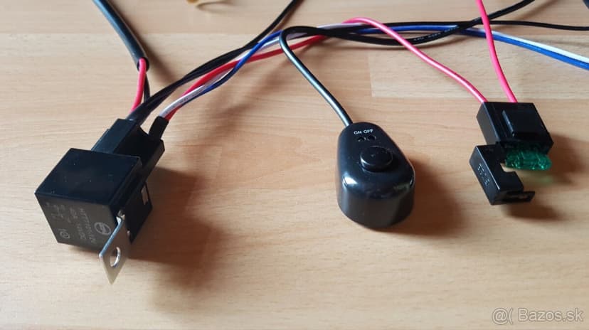 Kabeláž na led rampy - svetla