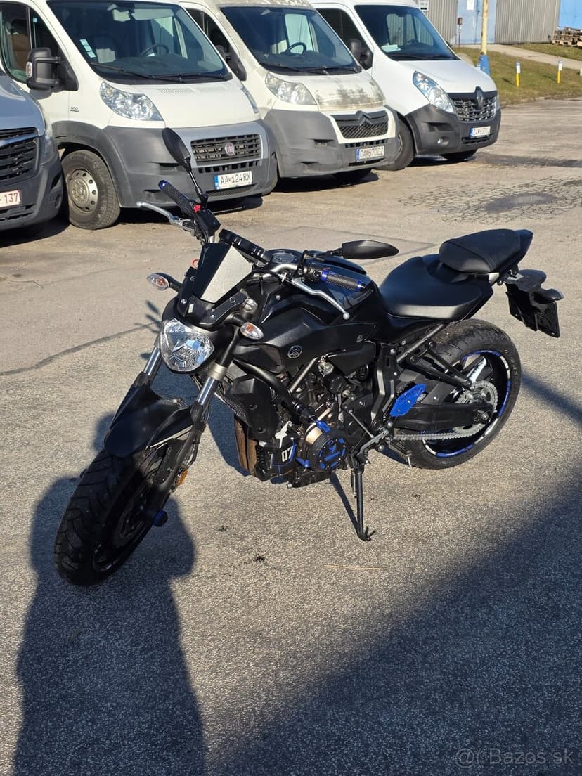 Yamaha MT 07, 55 kw