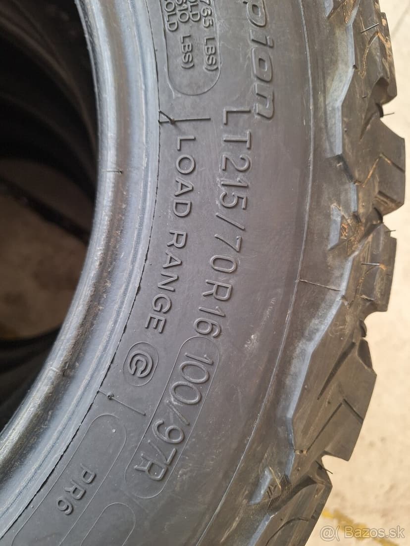 215 70 R 16  97/100R  BFGoodrich All-Terrain  A/T