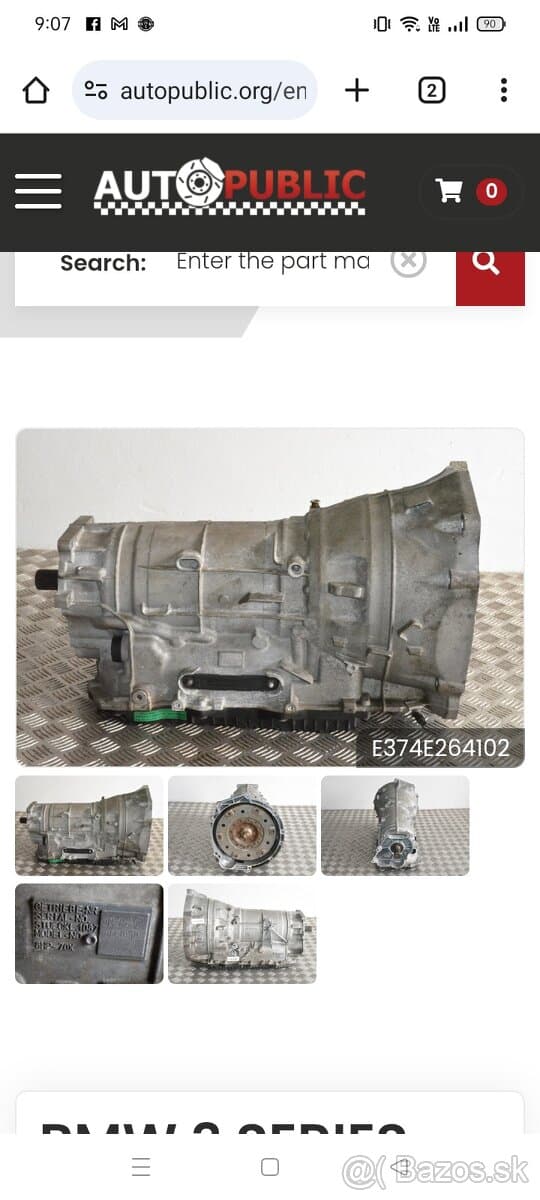 🛠️ Na predaj: Automatická prevodovka ZF 8HP70X 4x4