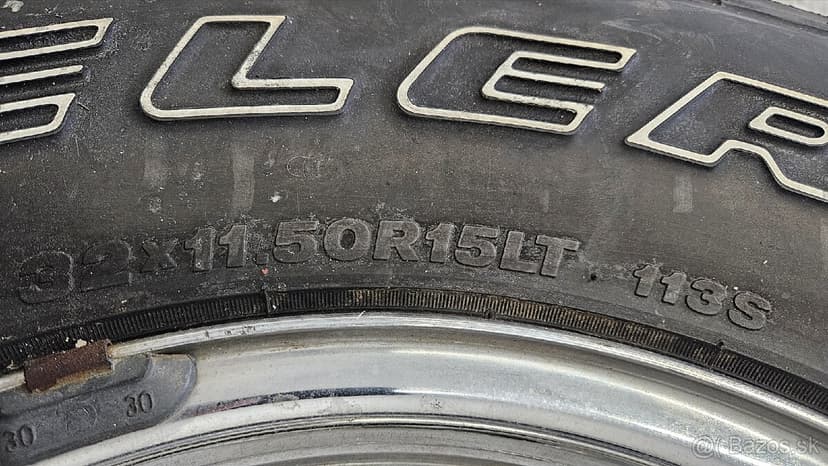 Predam zanovnu OffRoad pneu BRIDGESTONE Dueler M/T